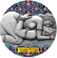 Монета "Камасутра III",  2021 г., Серебро, 93,3 гр., проба 999, КАМЕРУН